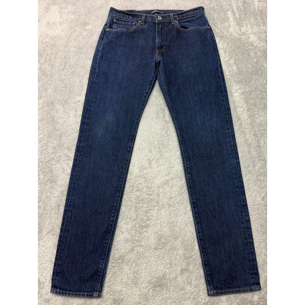 Levis 512 Jeans Mens 32x32 Blue Slim Taper Made & Crafted Organic Cotton Denim